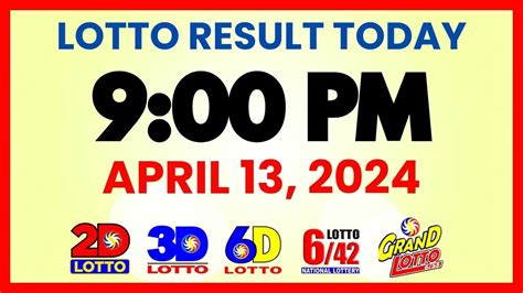 6d result today 9pm draw